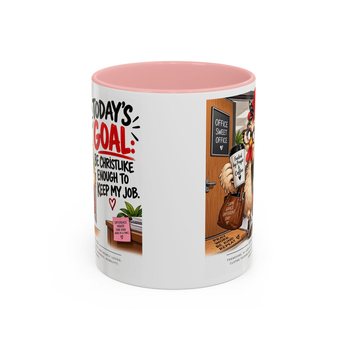 Today's Goal Christian Coffee Mug – Be Christlike Inspirational Bible Verse Mug