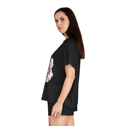 Do Not Disturb Communing with God Women's Short Pajama Set - ClaimedbyGodDesigns