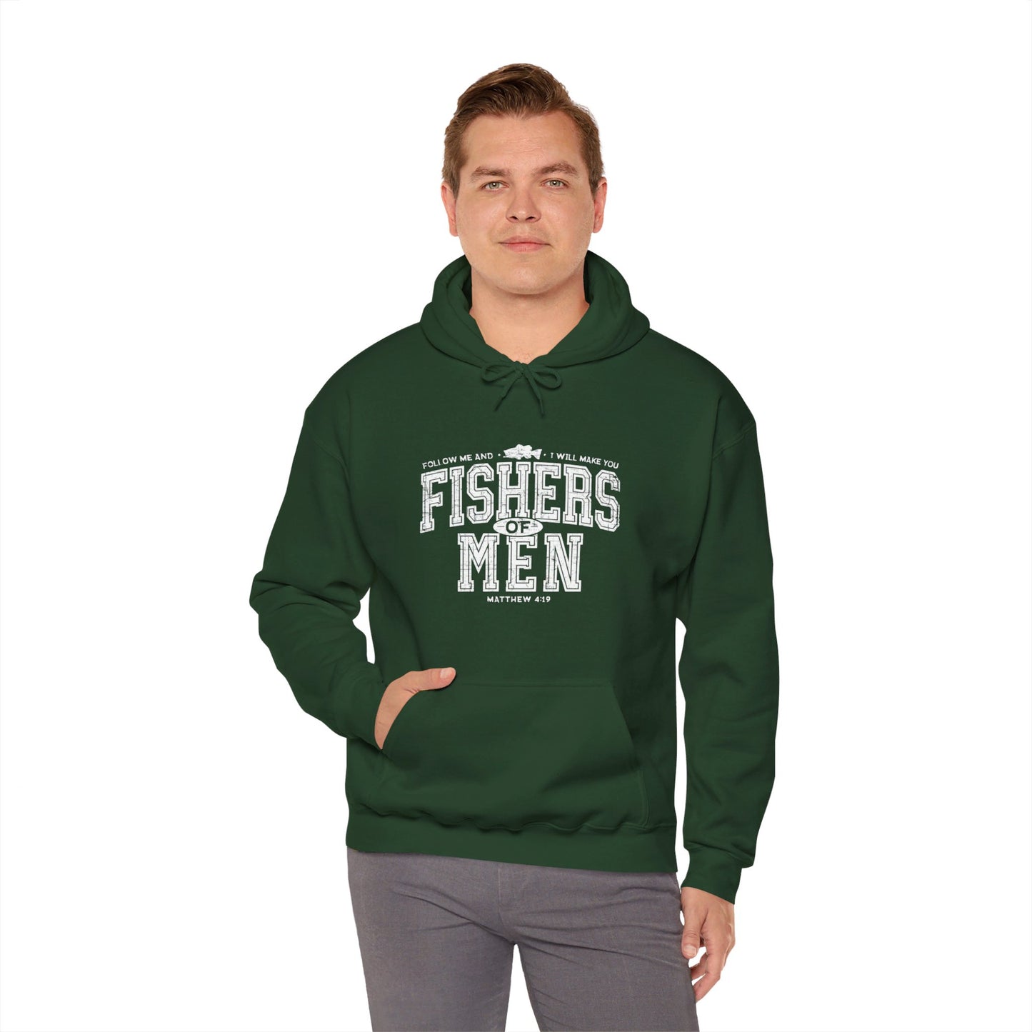 Fishers Of Men Unisex Christian Pullover Hooded Sweatshirt