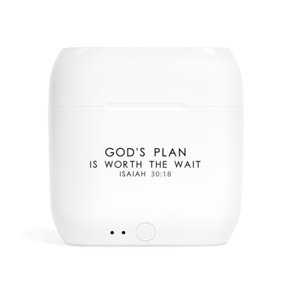 His Plan Is Worth The Wait Essos Christian Wireless Earbuds