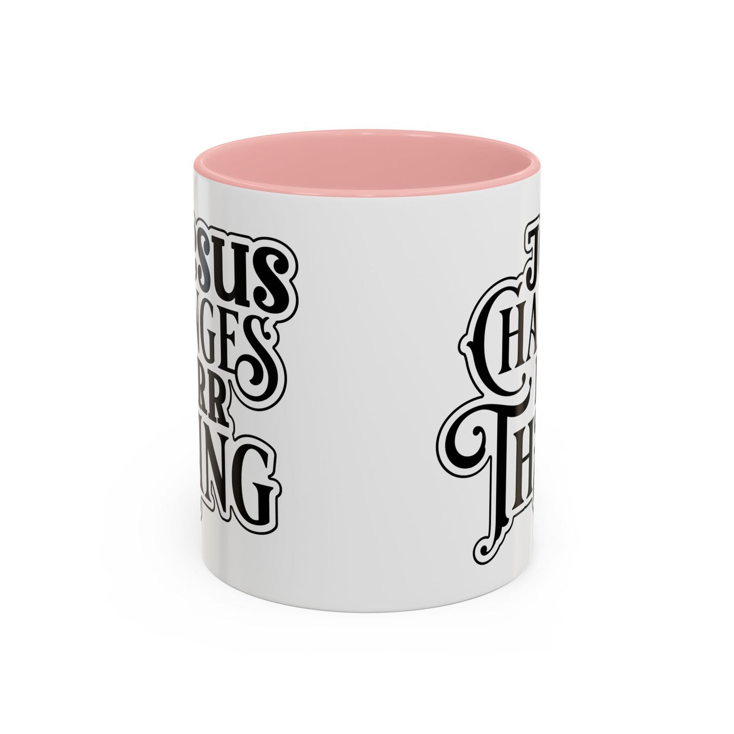 Inspirational Coffee Accent Mug - "He Changes Err Thang" - Perfect for Devotion and Gifts