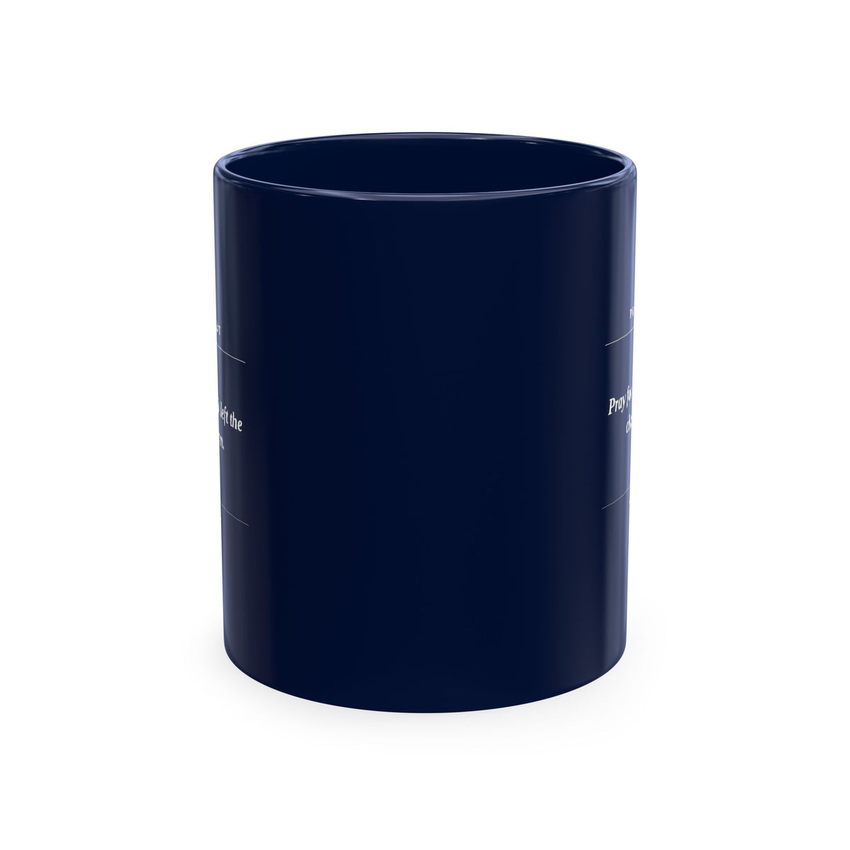 Prayer Request Ceramic Mug — 'Pray for My Peace' Inspirational Religious Coffee Cup