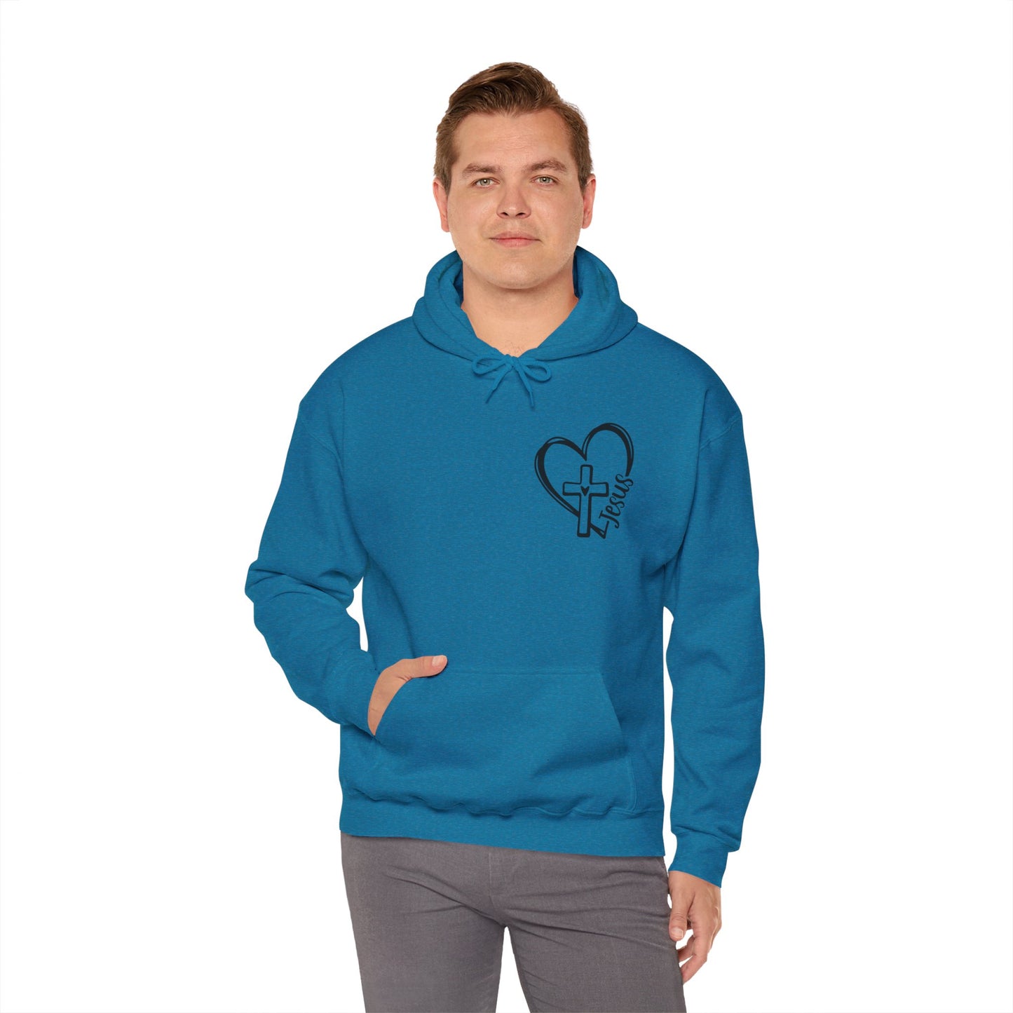 Jesus I Found My Hope  Unisex Christian Hooded Pullover Sweatshirt