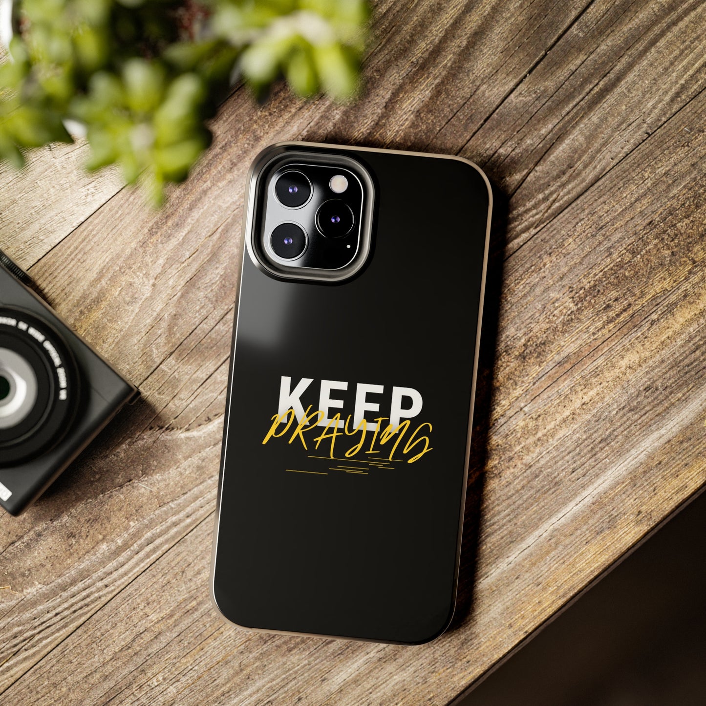 Keep Praying Christian Phone Tough Phone Cases, Case-Mate Printify