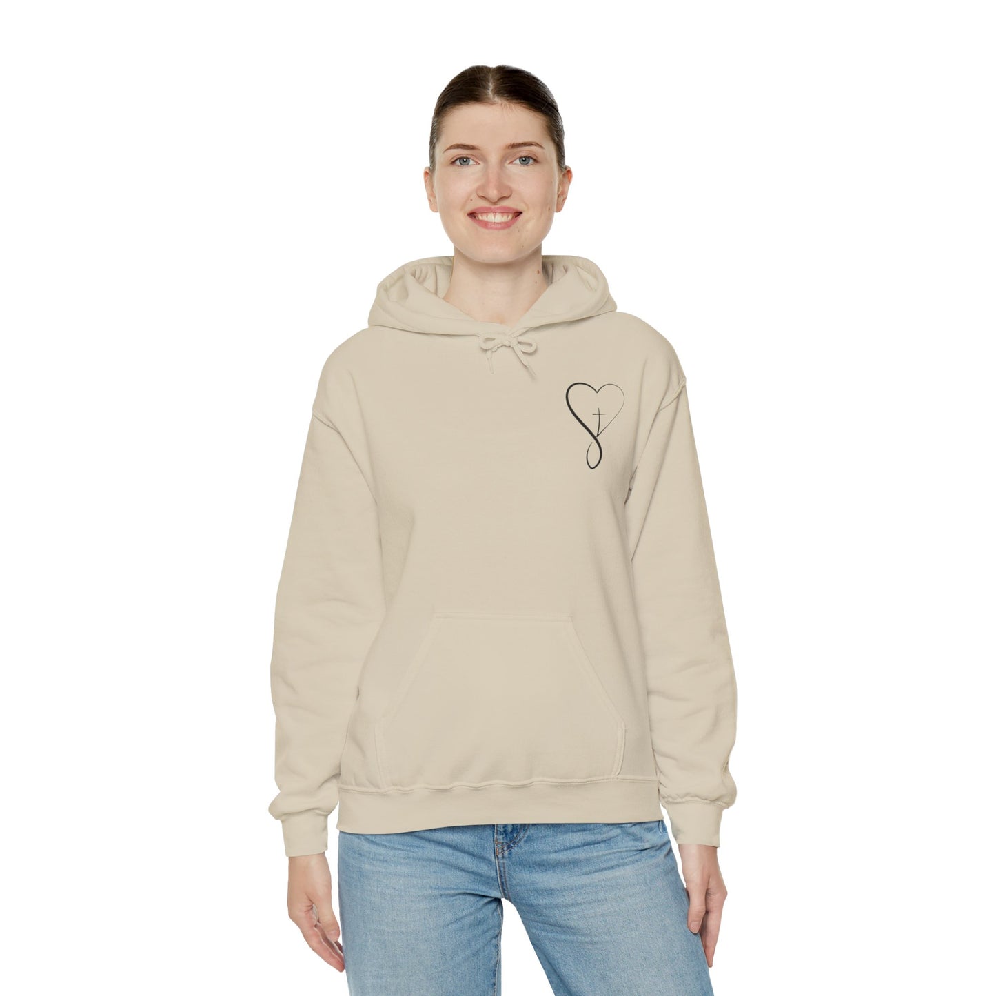 Chosen (angel wings) Women's Christian Hooded Pullover Sweatshirt