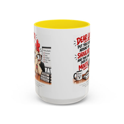 Christian Coffee Mug — "Dear Lord, Put Your Arm Around My Shoulder" Inspirational Ceramic Mug