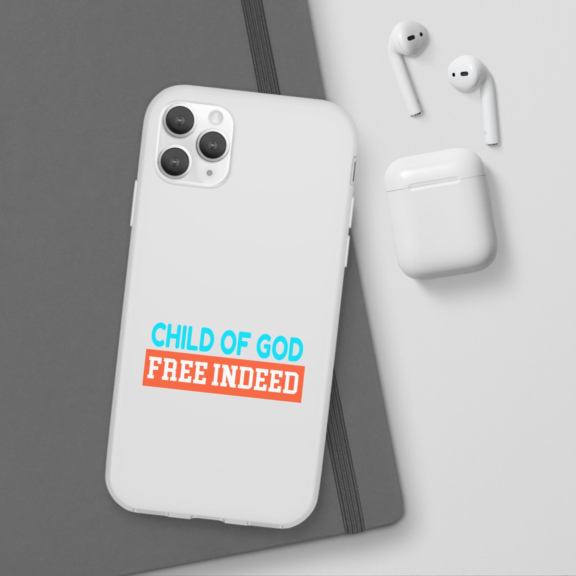 Child Of God Free Indeed Christian Flexi Phone Case Printify