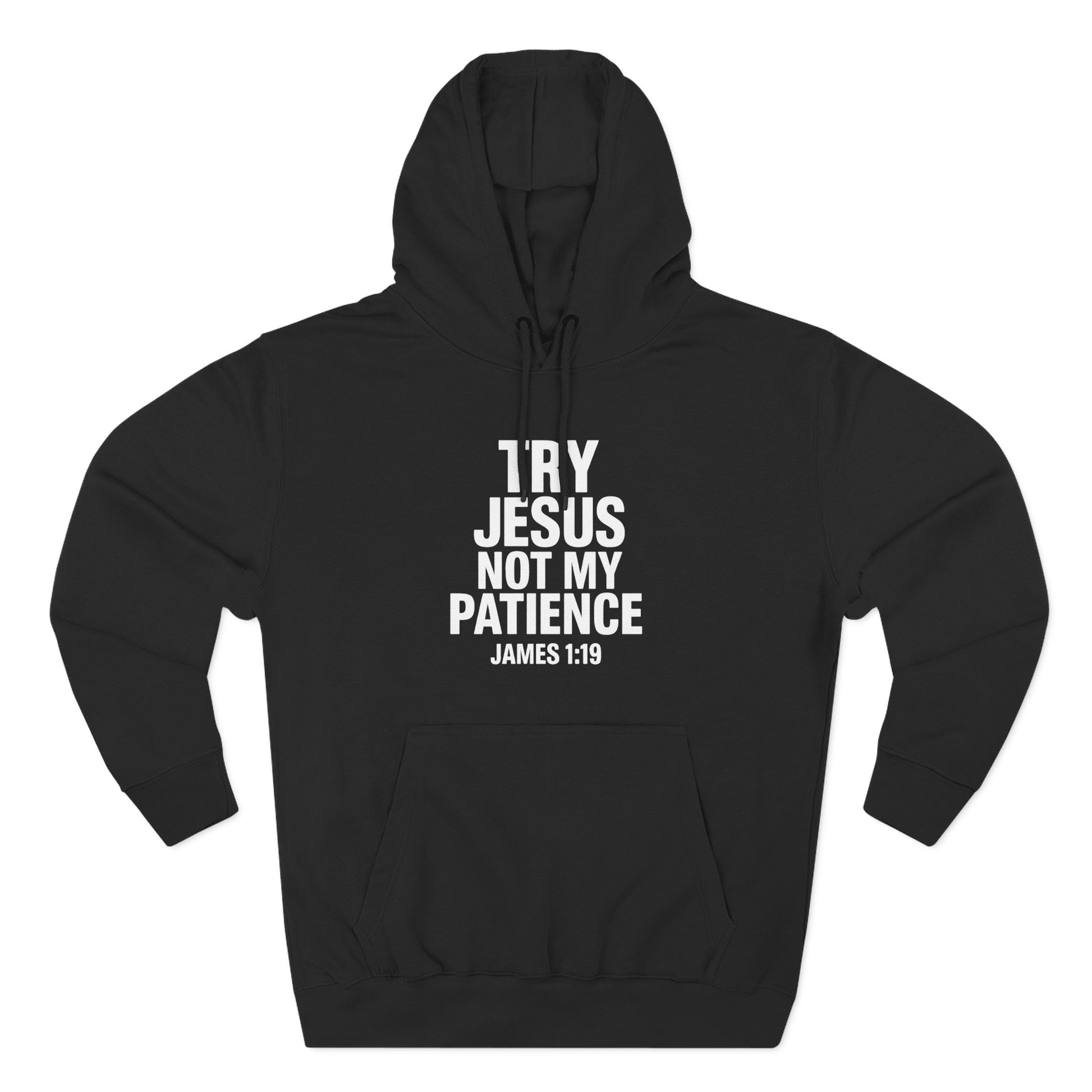 Inspirational Three - Panel Fleece Hoodie – Faith - Based Apparel, Christian Gift, Cozy Layer, Funny Unisex HoodedSweatshirt, Everyday Wear - ClaimedbyGodDesigns