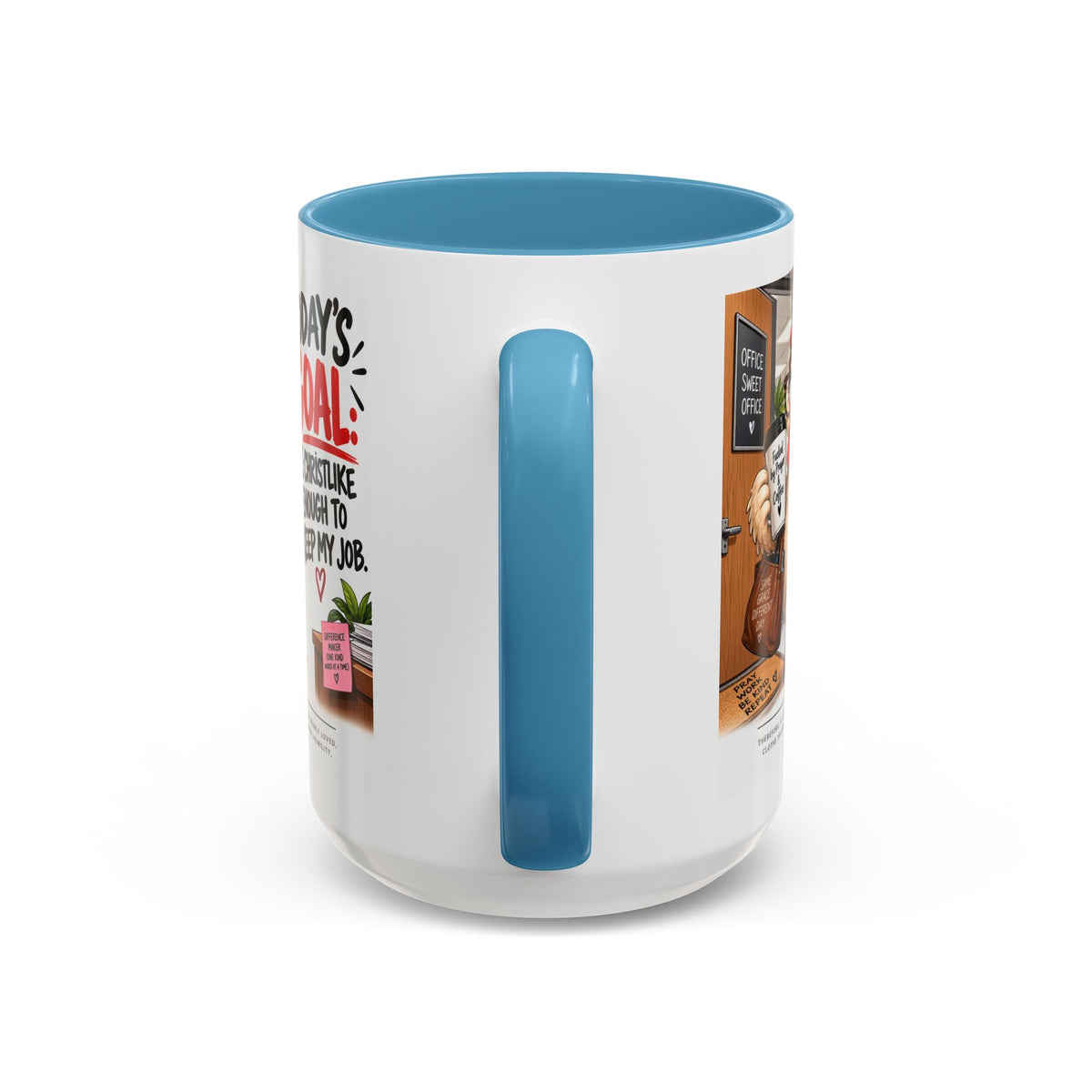 Today's Goal Christian Coffee Mug – Be Christlike Inspirational Bible Verse Mug