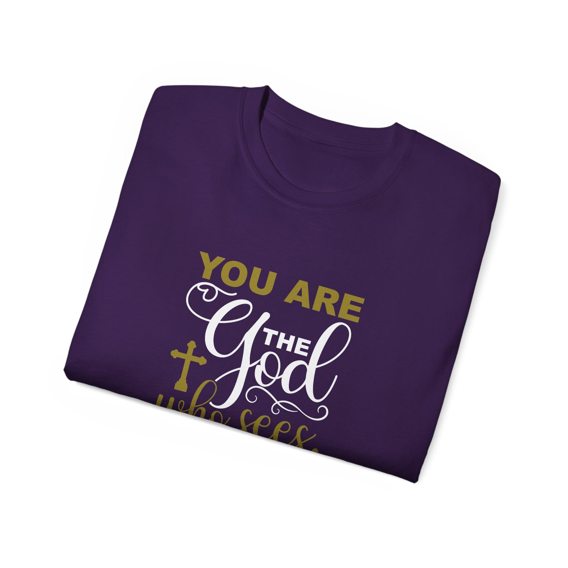 You Are The God Who Sees Unisex Christian Ultra Cotton Tee Printify