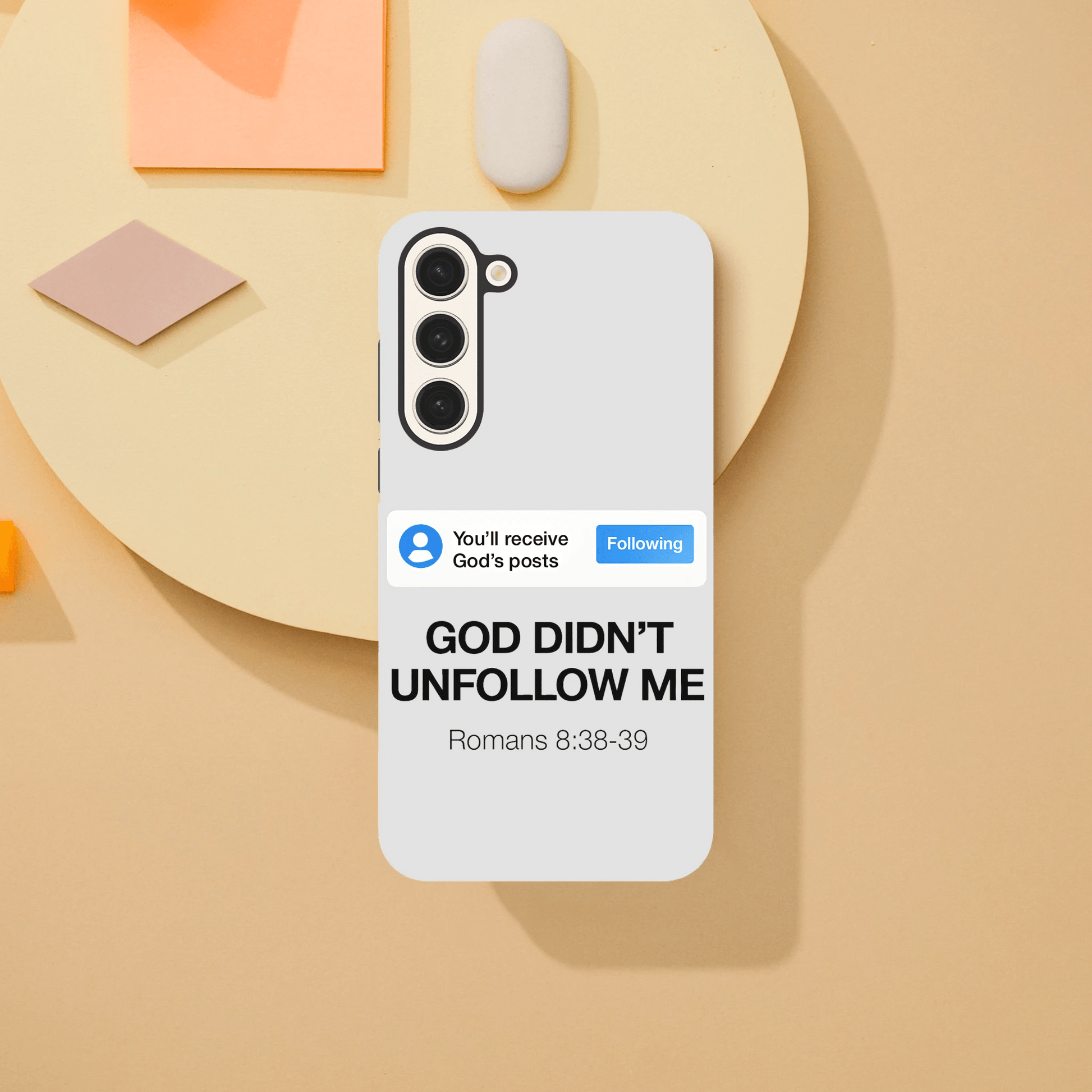 He Didn’t Unfollow Me Samsung Christian Tough Phone Case case - ClaimedbyGodDesigns