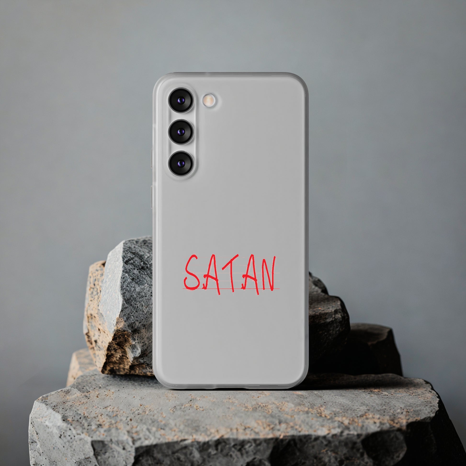 Not Today Satan Not Tomorrow Either Christian Flexi Phone Case Printify