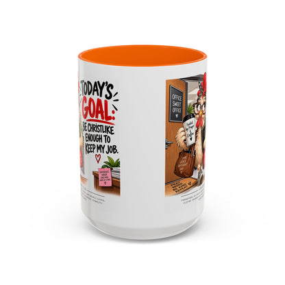 Today's Goal Christian Coffee Mug – Be Christlike Inspirational Bible Verse Mug