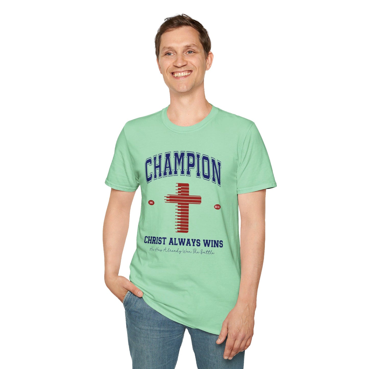 Champion Christ Always Wins Unisex Christian T-shirt