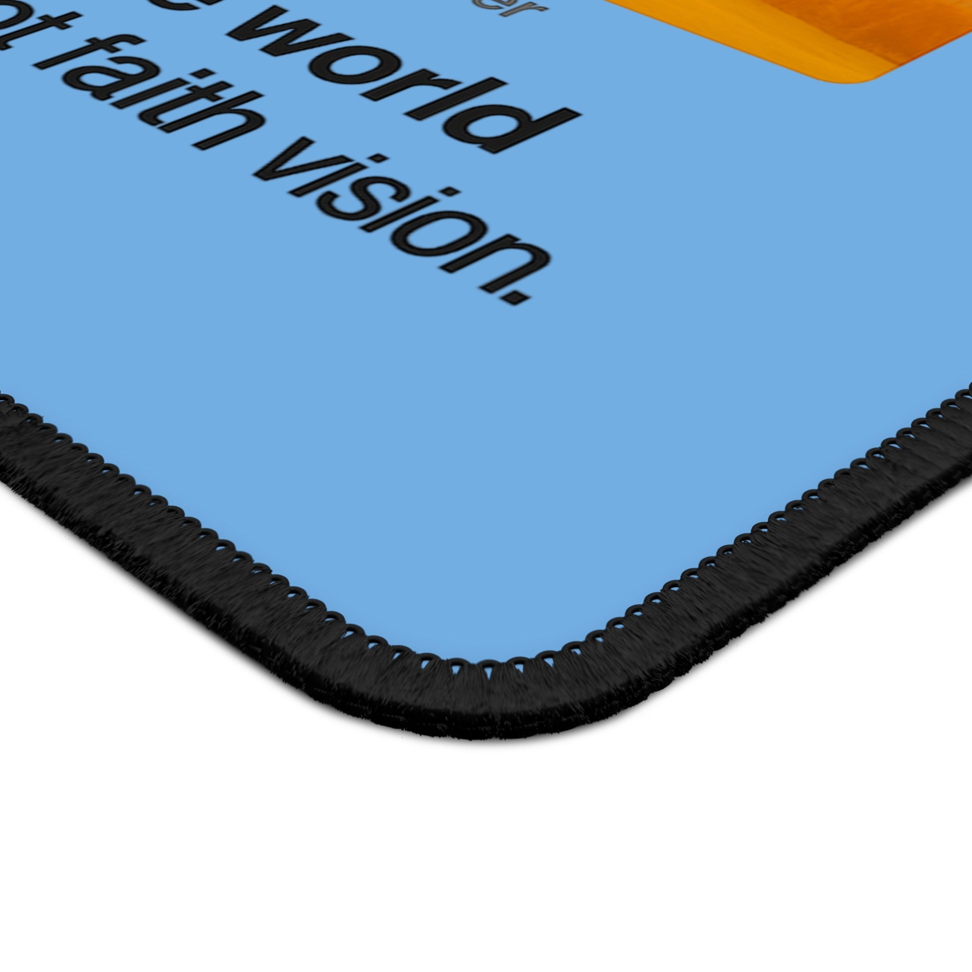 Faith - Inspired Gaming Mouse Pad, Motivational Desk Accessory, Office Decor, Gifts for Gamers, Inspirational Mousepad - ClaimedbyGodDesigns