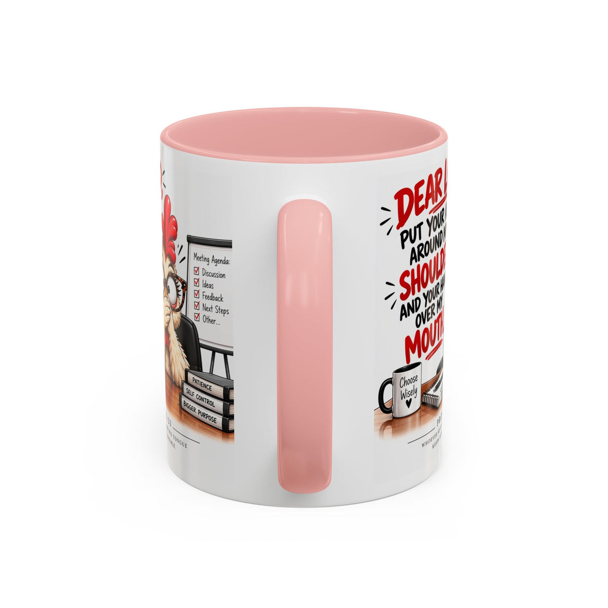 Christian Coffee Mug — "Dear Lord, Put Your Arm Around My Shoulder" Inspirational Ceramic Mug