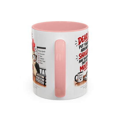 Christian Coffee Mug — "Dear Lord, Put Your Arm Around My Shoulder" Inspirational Ceramic Mug