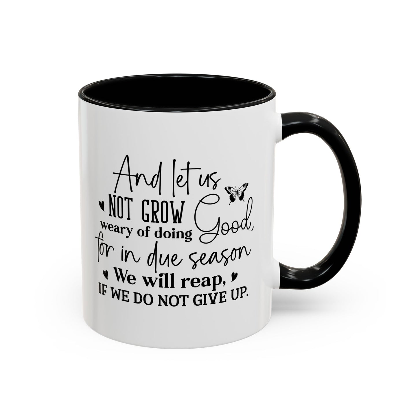 Christian Ceramic Mug - Due Season Accent Coffee Mug (11, 15oz)