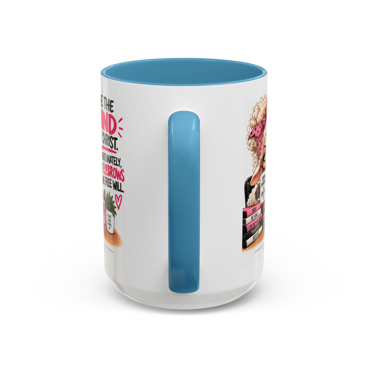 Christian Coffee Mug – "I Have the Mind of Christ" Funny Sheep Design (11/15 oz)