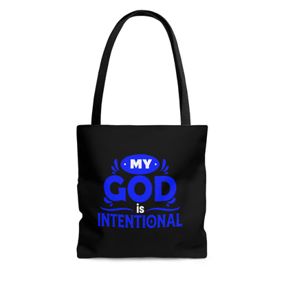 He Is Intentional Tote Bag