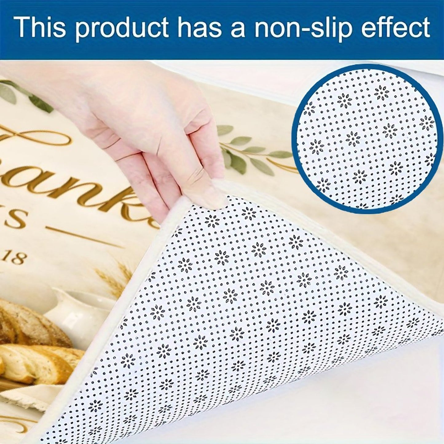 Give Thanks Always Christian Kitchen Mat