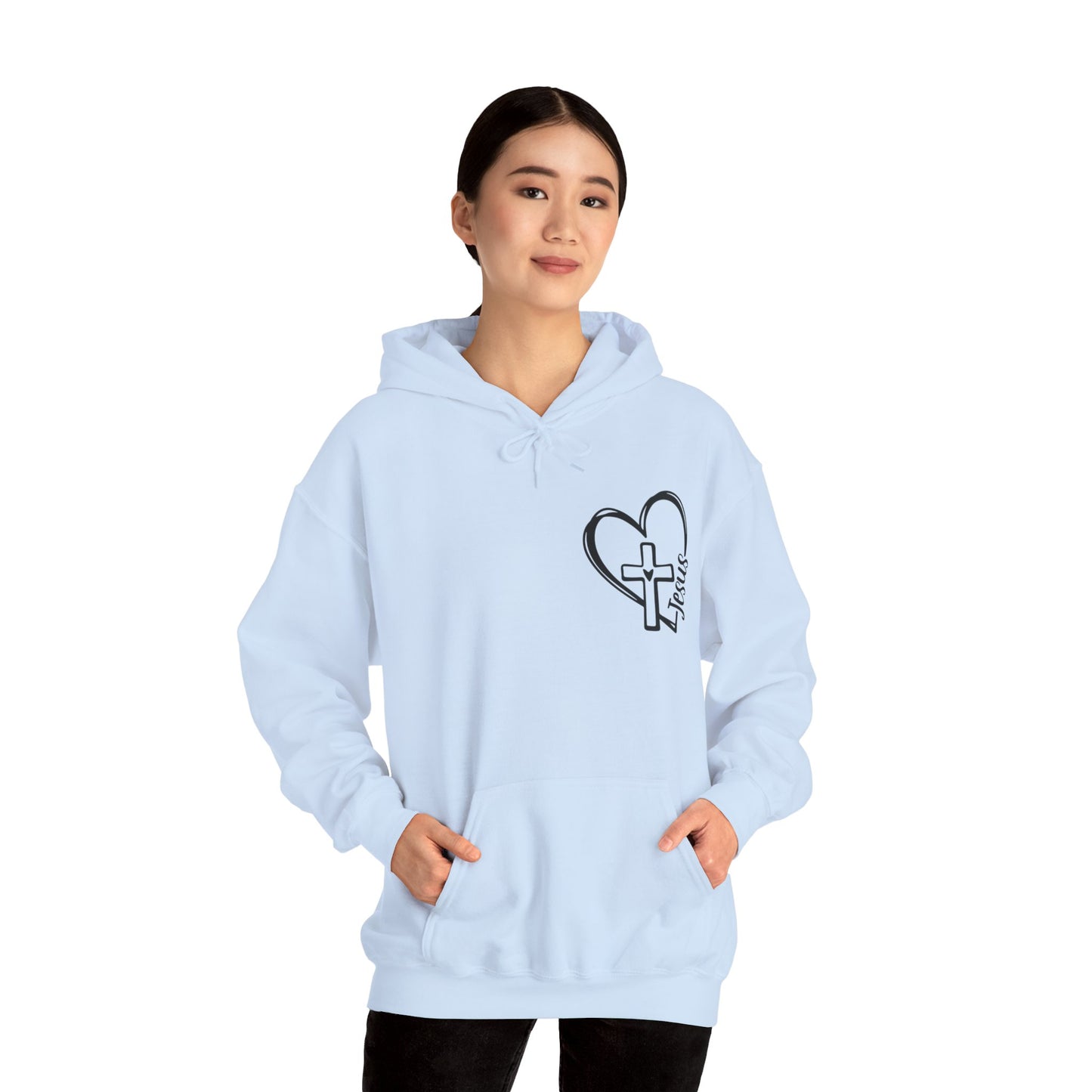 Jesus I Found My Hope  Unisex Christian Hooded Pullover Sweatshirt