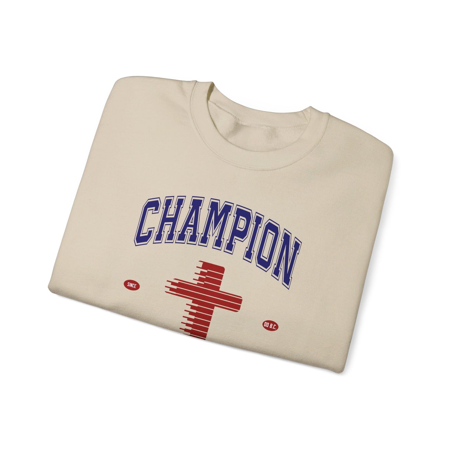 Champion Christ Always Wins Unisex Heavy Blend™ Crewneck Christian Sweatshirt