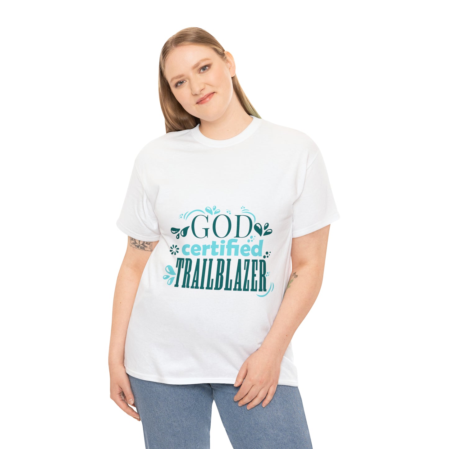 God Certified Trailblazer Unisex Heavy Cotton Tee