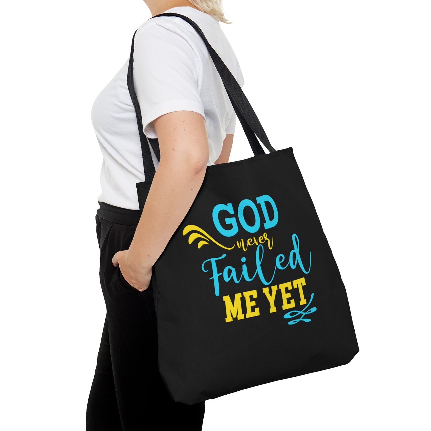 God Never Failed Me Yet Tote Bag