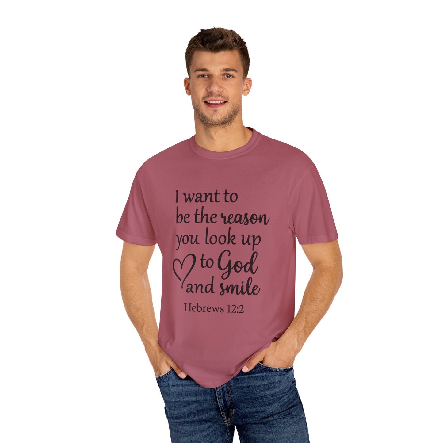 Inspirational Unisex T-Shirt -Smile, Faith-Based Apparel, Religious Gift, Christian Tee, Motivational Shirt, Everyday Wear