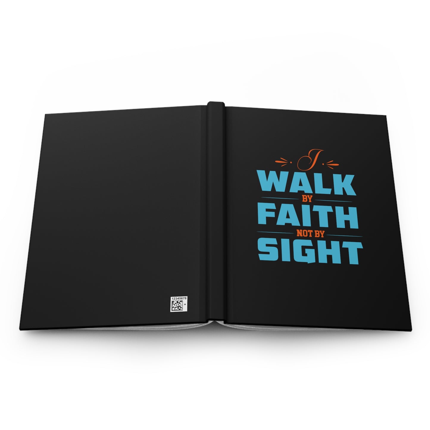 I Walk By Faith Not By Sight Hardcover Journal Matte
