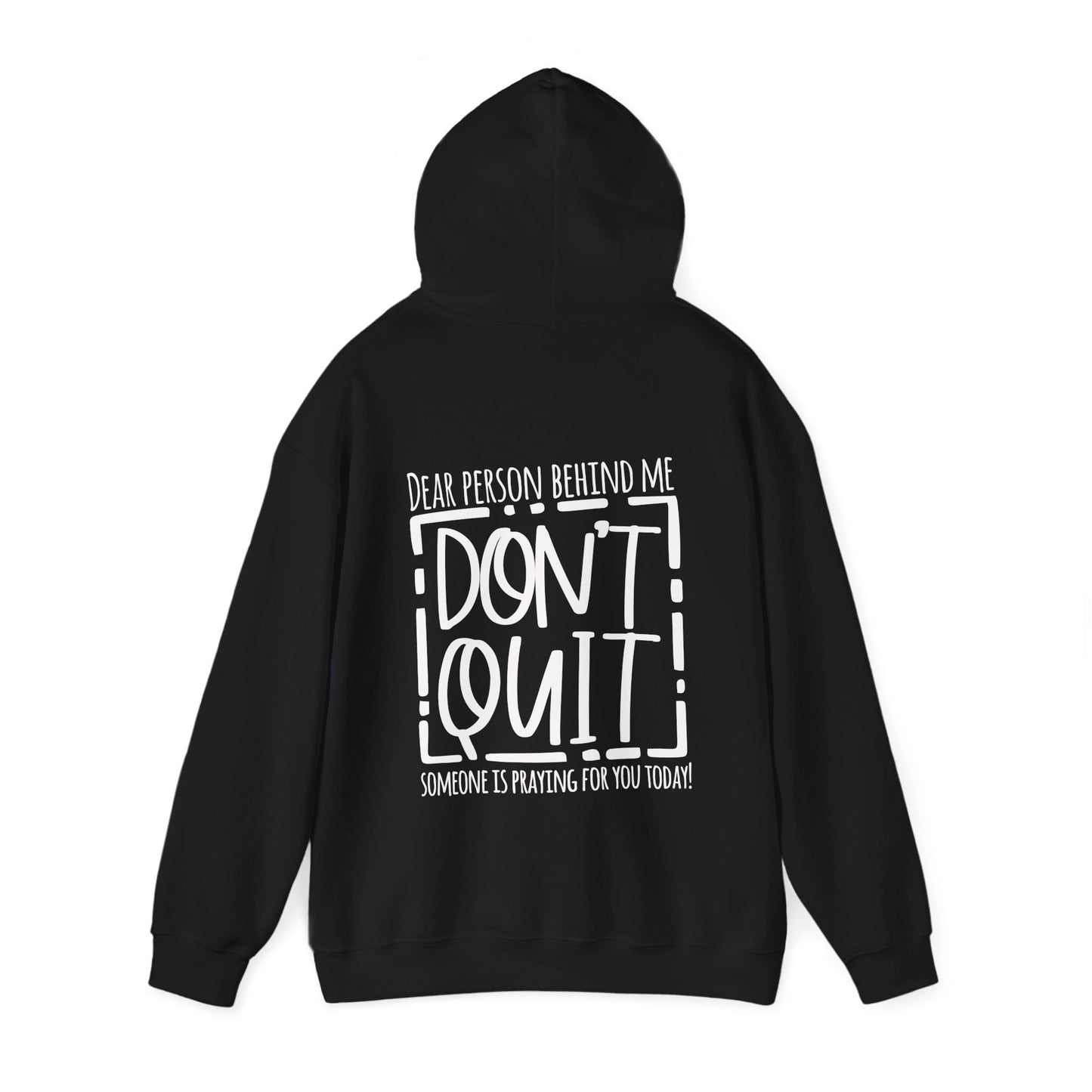 Pray For One Another Don't Quit Unisex Christian Pullover Hooded Sweatshirt