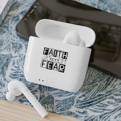 Faith Over Fear Essos Christian Wireless Earbuds