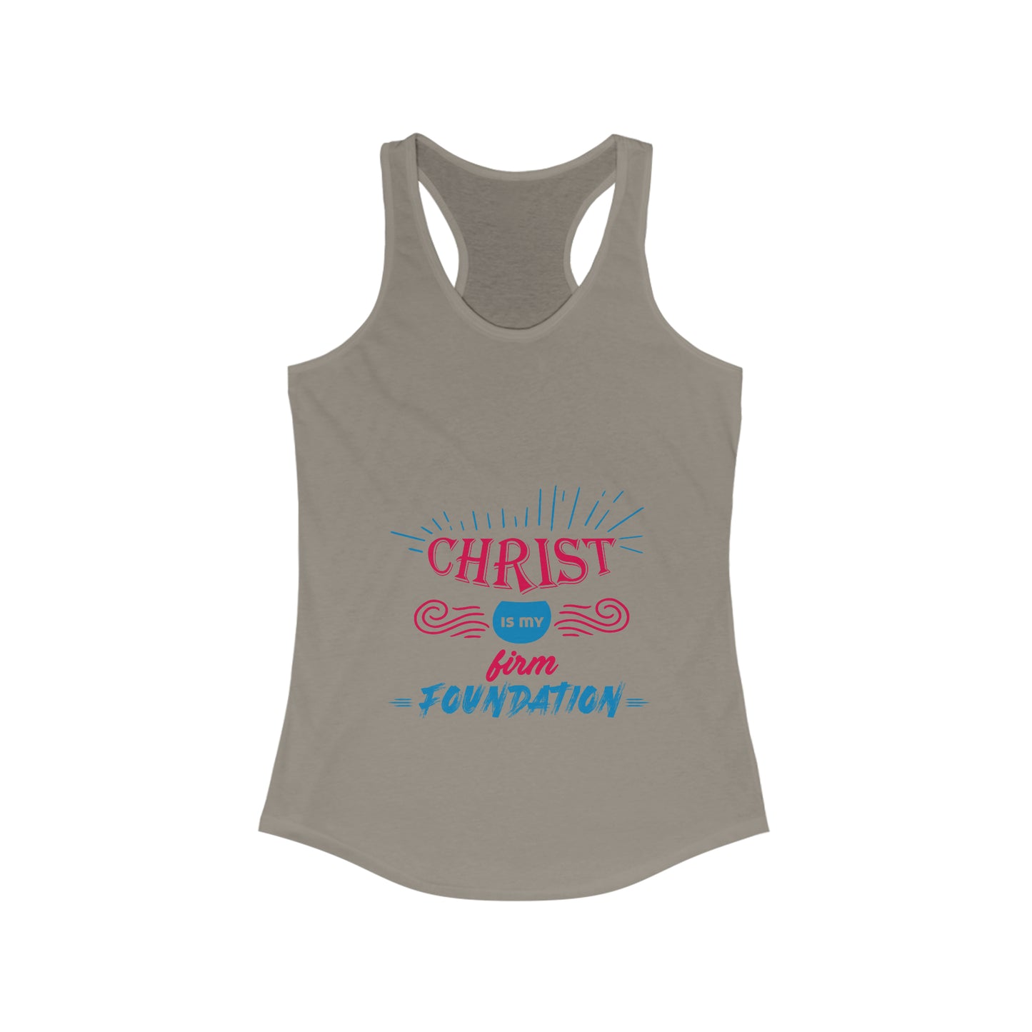 Christ Is My Firm Foundation Slim Fit Tank-top