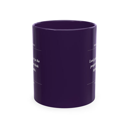 Ceramic Prayer Request Mug— ‘Lord, Give Me Grace’ Inspirational Coffee Cup