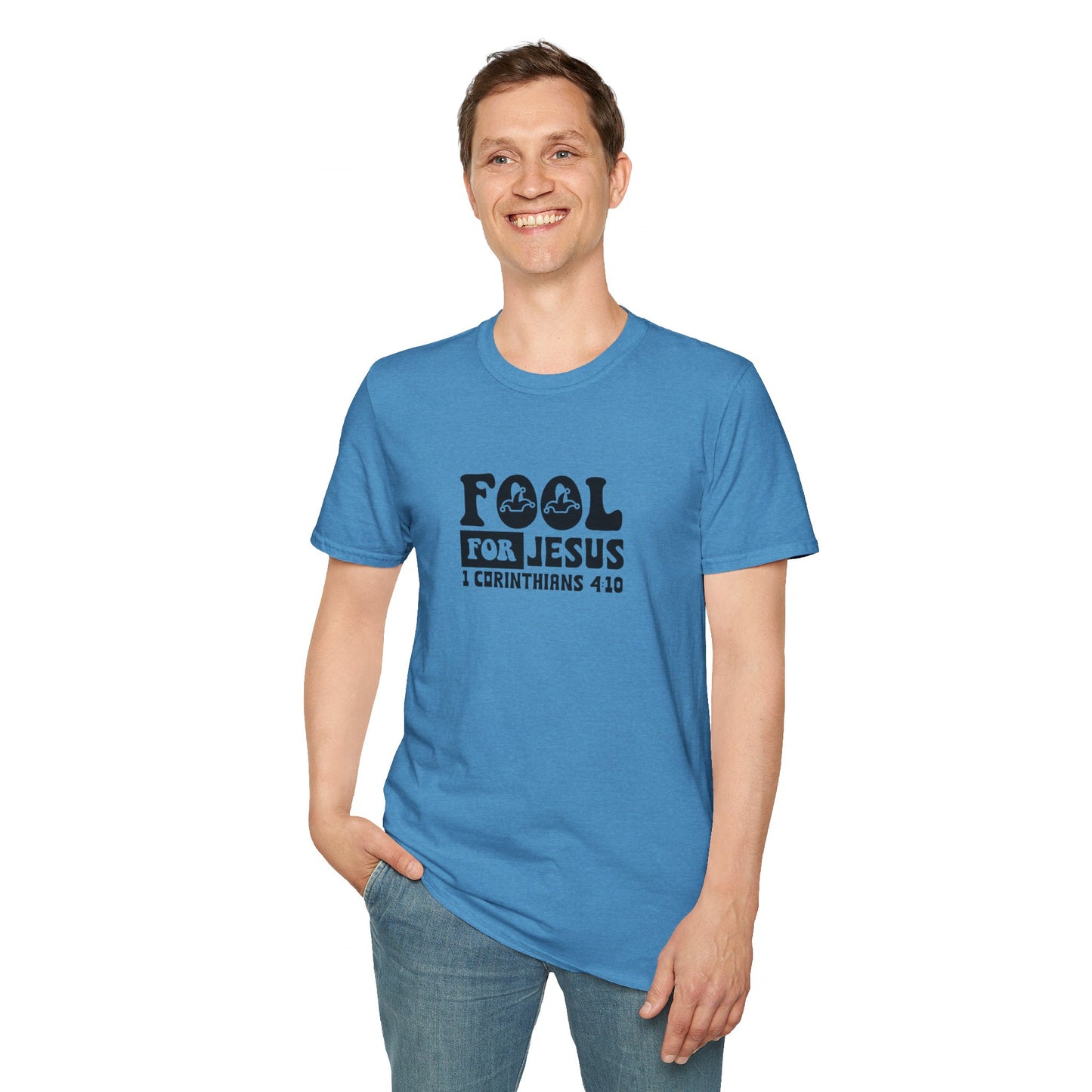 Fool For Jesus Funny Unisex Christian T-shirt