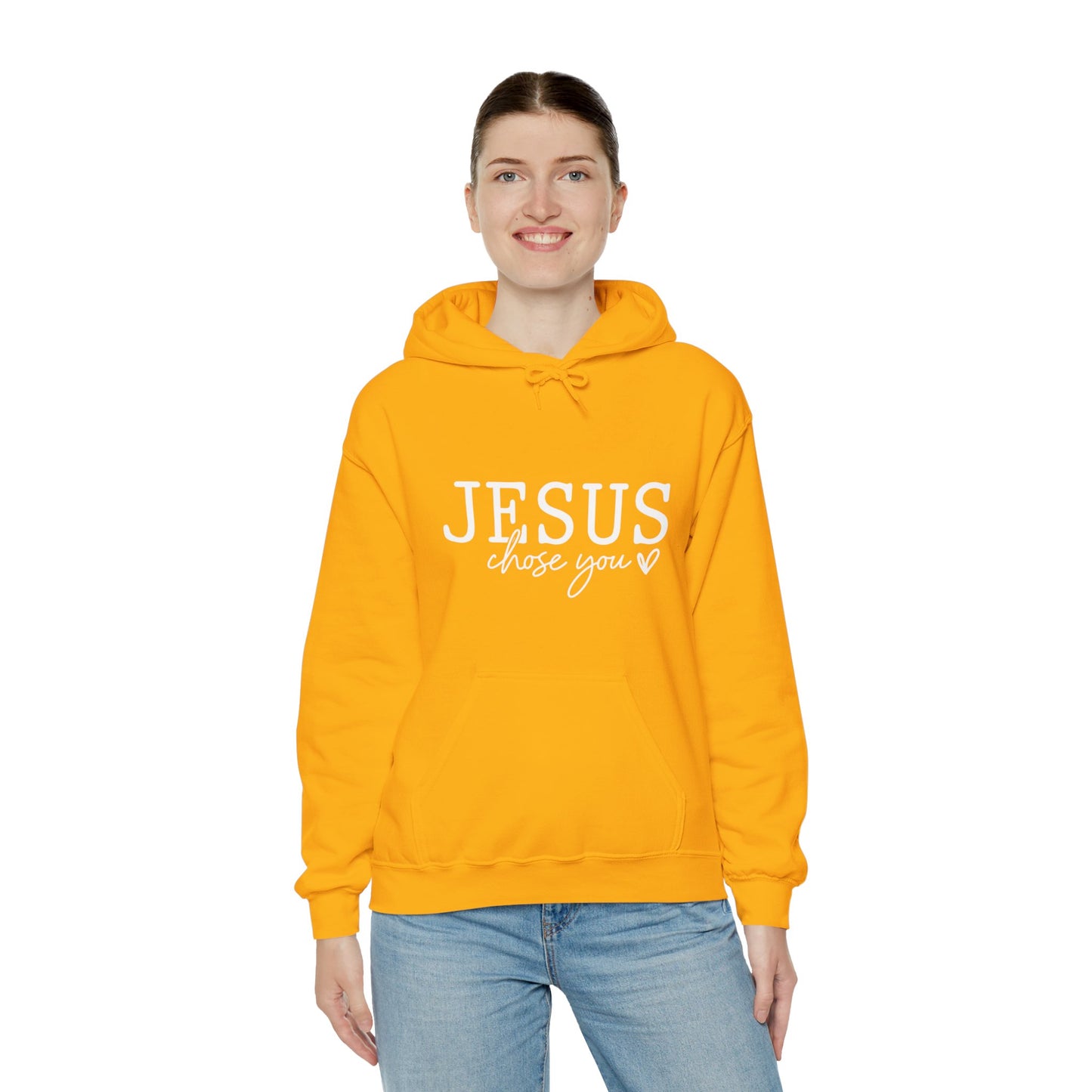 Jesus Chose You (2) Unisex Christian Pullover Hooded Sweatshirt