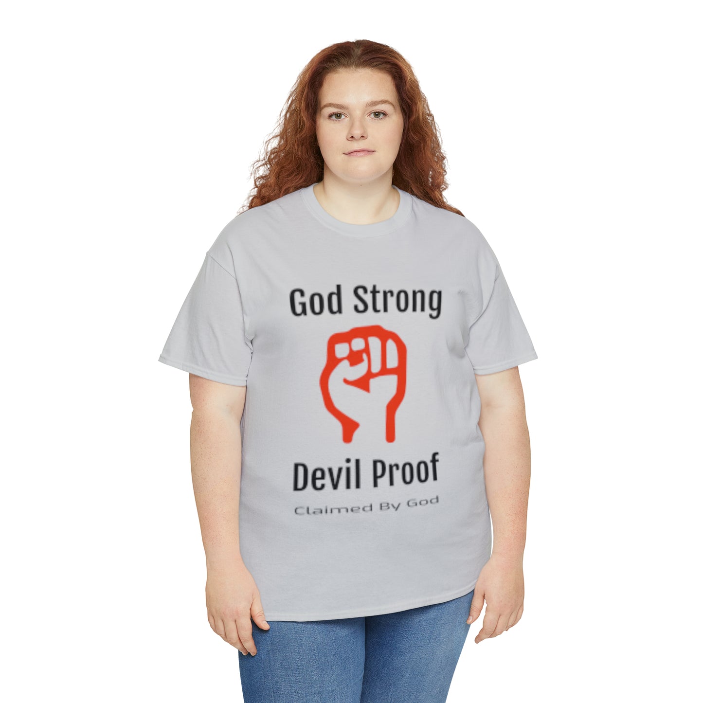 God Strong Devil Proof Unisex Heavy Cotton Tee