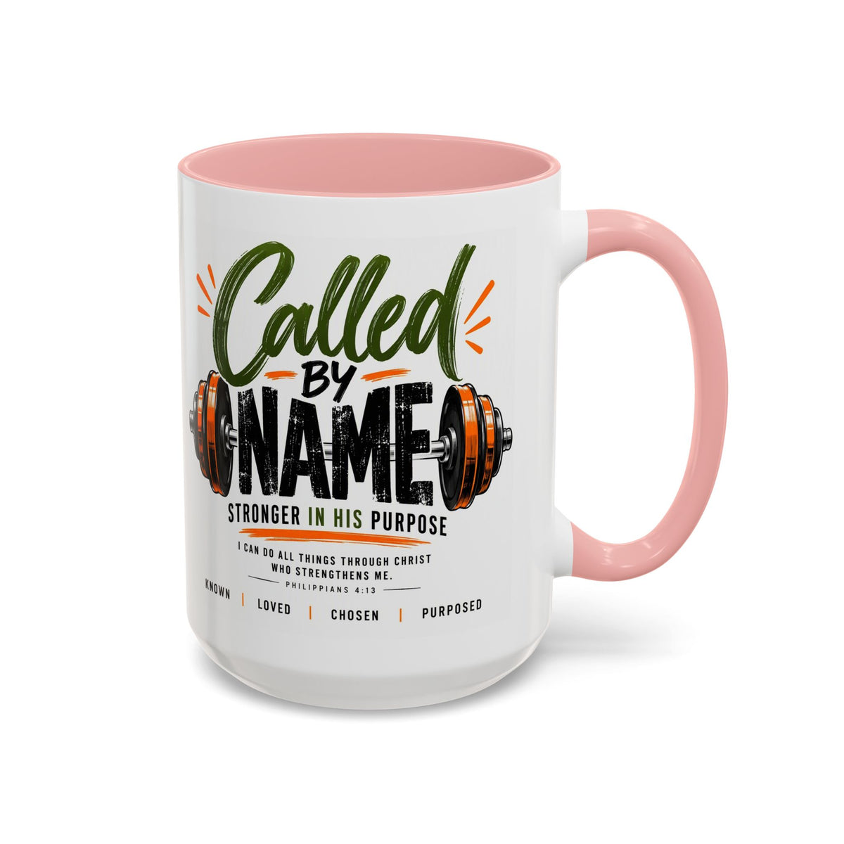 Called by Name Christian Coffee Mug – Stronger in His Purpose Inspirational Gift
