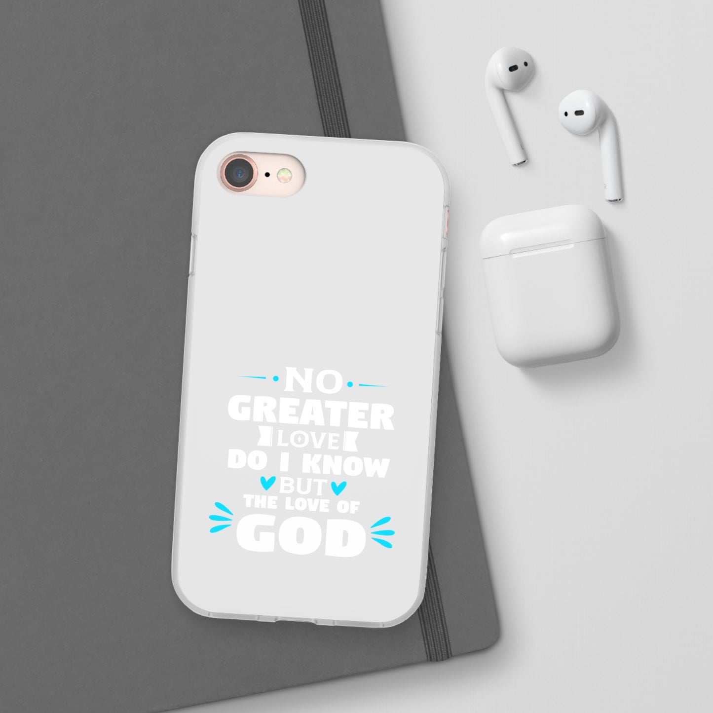 No Greater Love Do I Know But The Love Of God Flexi Phone Case