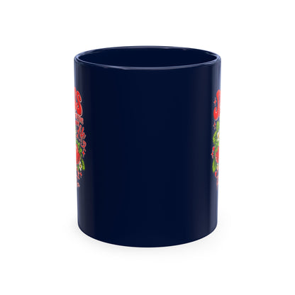 Ceramic Mug — "Jesus Sweetens My Life" Strawberry Faith Coffee Cup