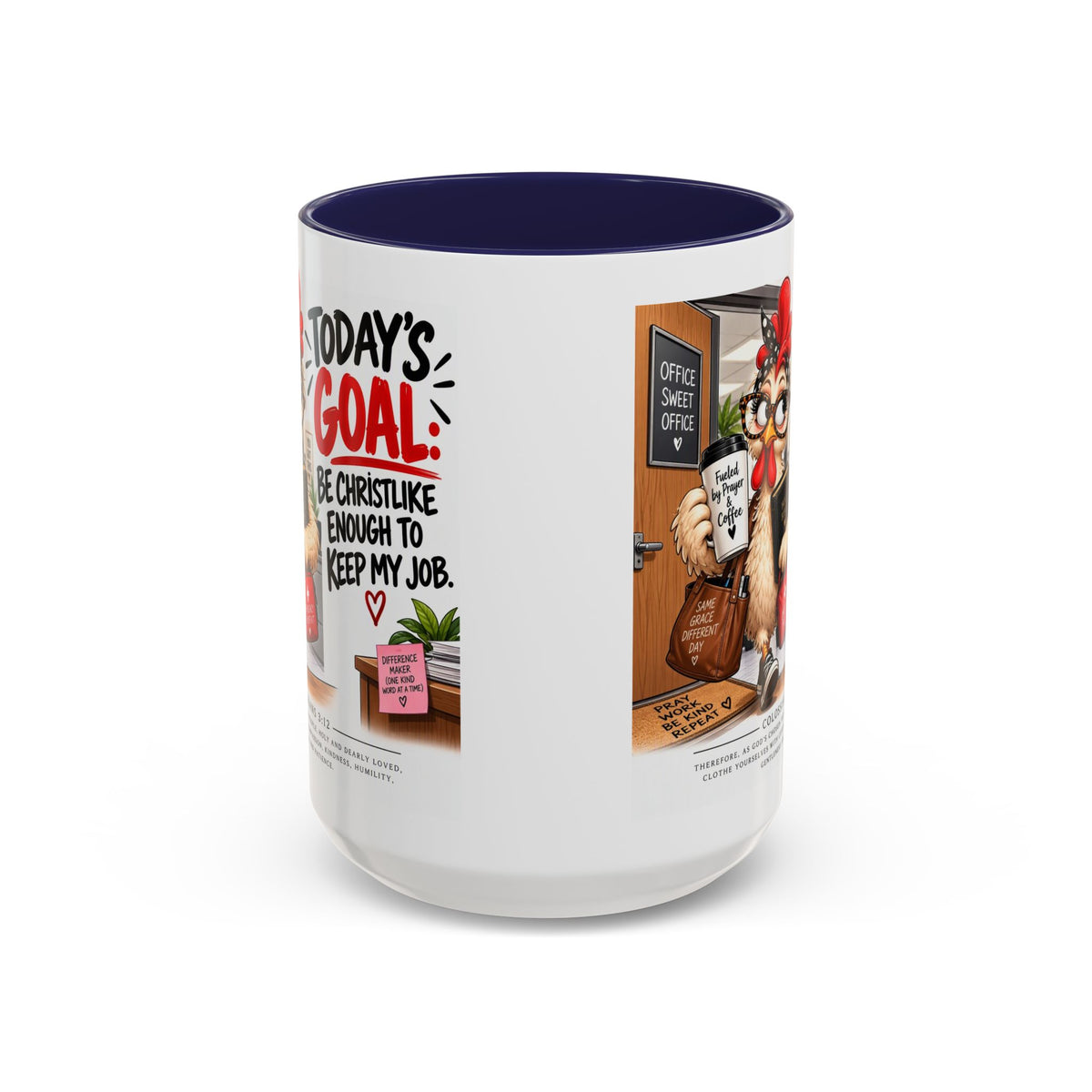 Today's Goal Christian Coffee Mug – Be Christlike Inspirational Bible Verse Mug