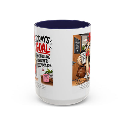 Today's Goal Christian Coffee Mug – Be Christlike Inspirational Bible Verse Mug