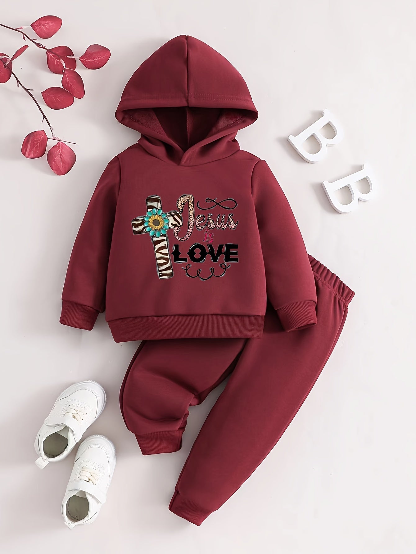 Jesus Is Love Youth Christian Casual Outfit claimedbygoddesigns