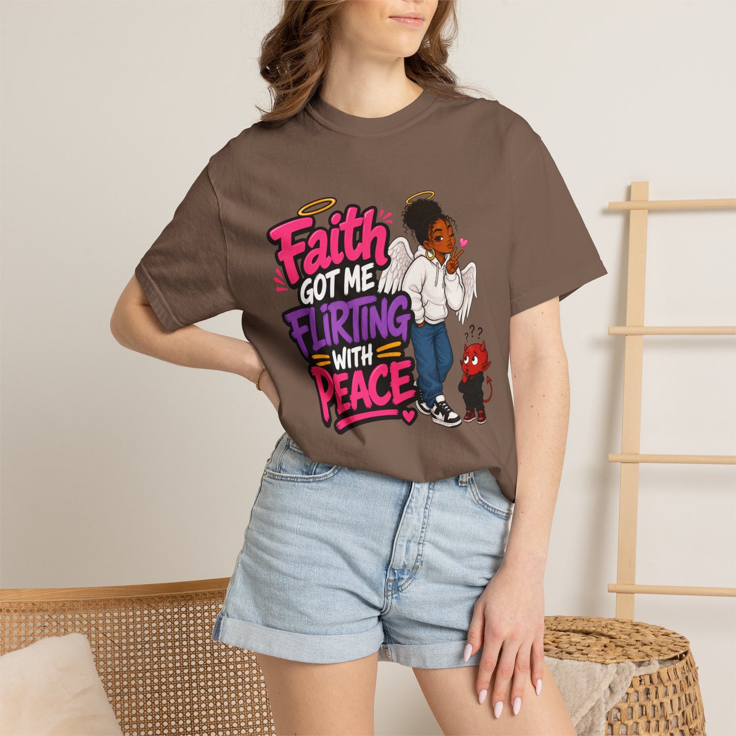 Faith Got Me Flirting With Peace T-Shirt