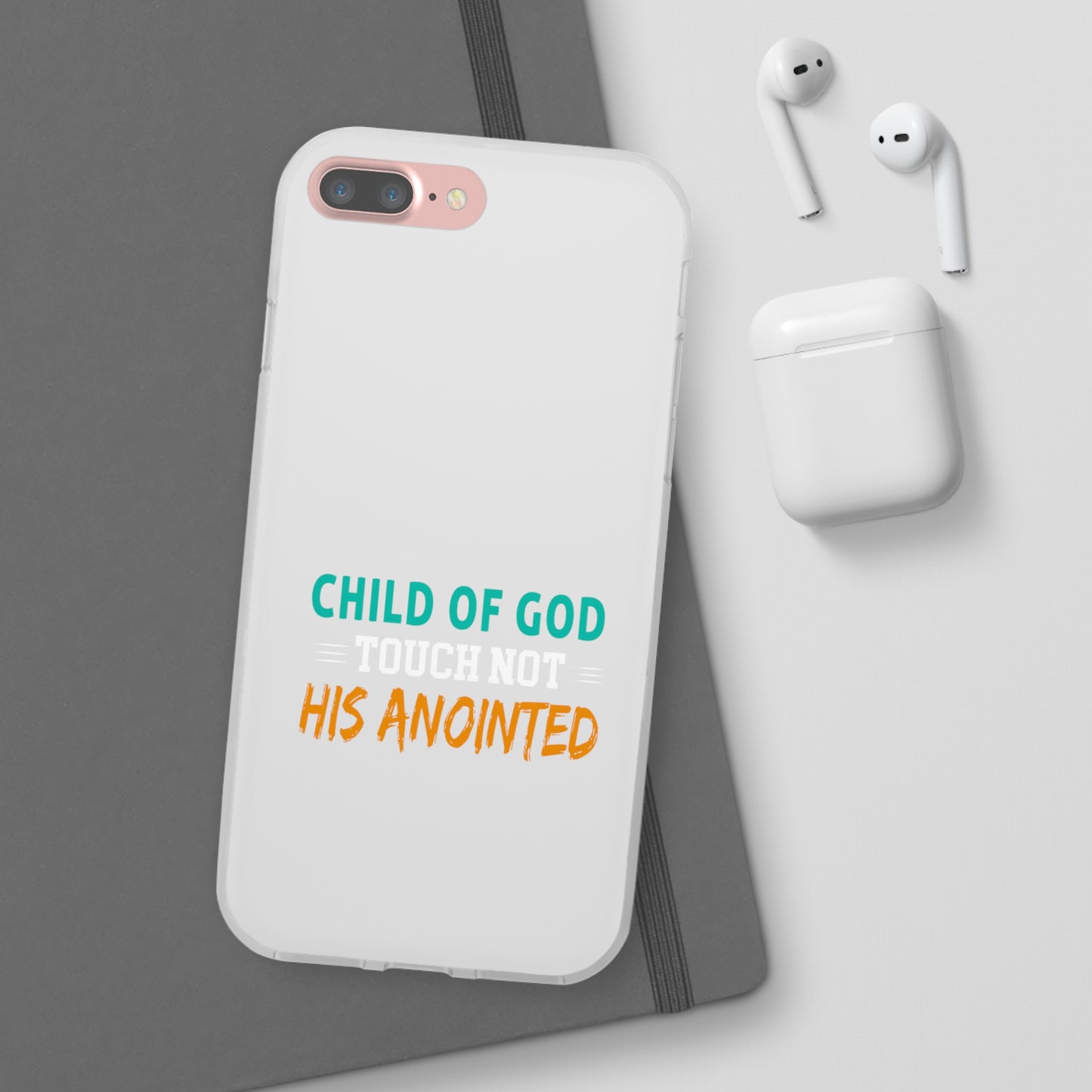 Child Of God Touch Not His Anointed Christian Flexi Phone Case Printify