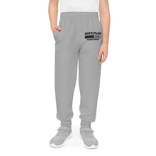 God's Plan Loading Please Wait Youth Christian Sweatpants (Joggers)