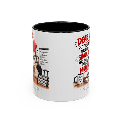 Christian Coffee Mug — "Dear Lord, Put Your Arm Around My Shoulder" Inspirational Ceramic Mug