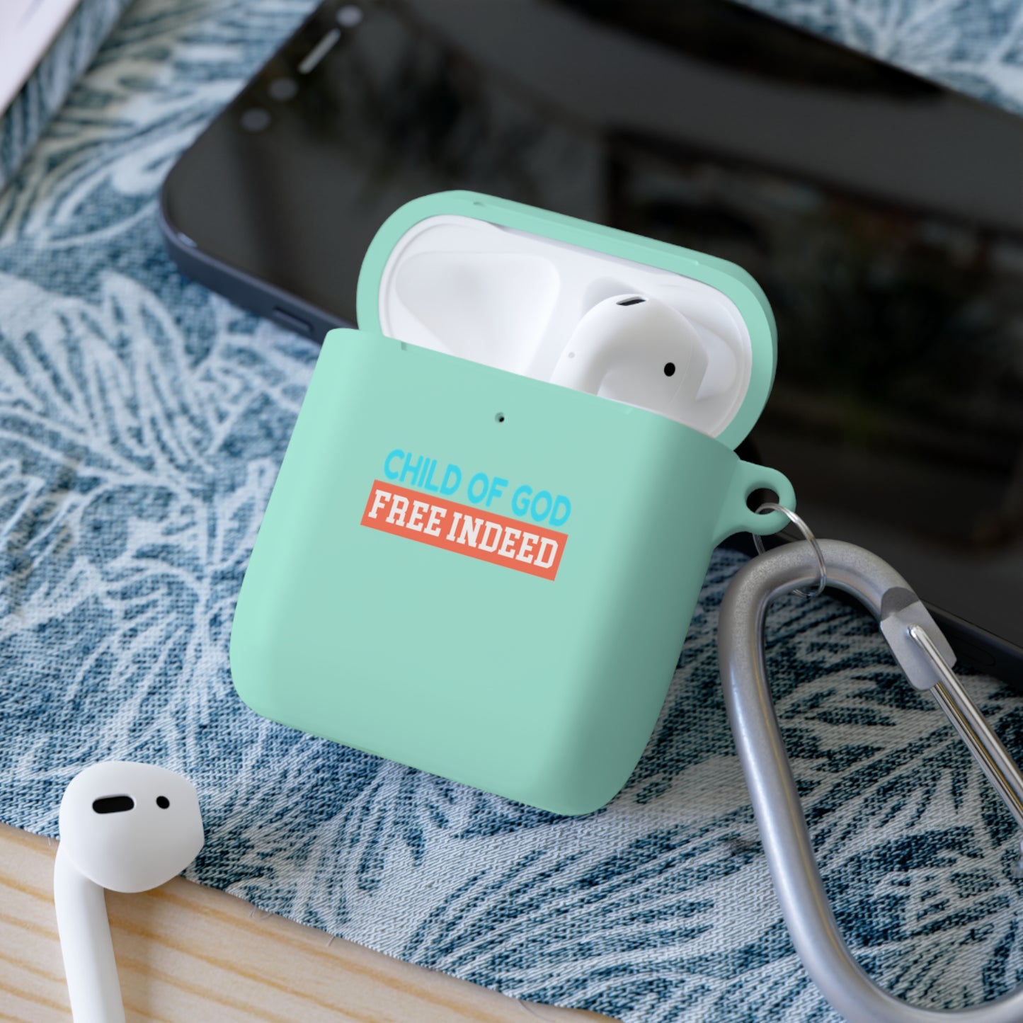 Child Of God Free Indeed Christian Airpod / Airpods Pro Case cover Printify