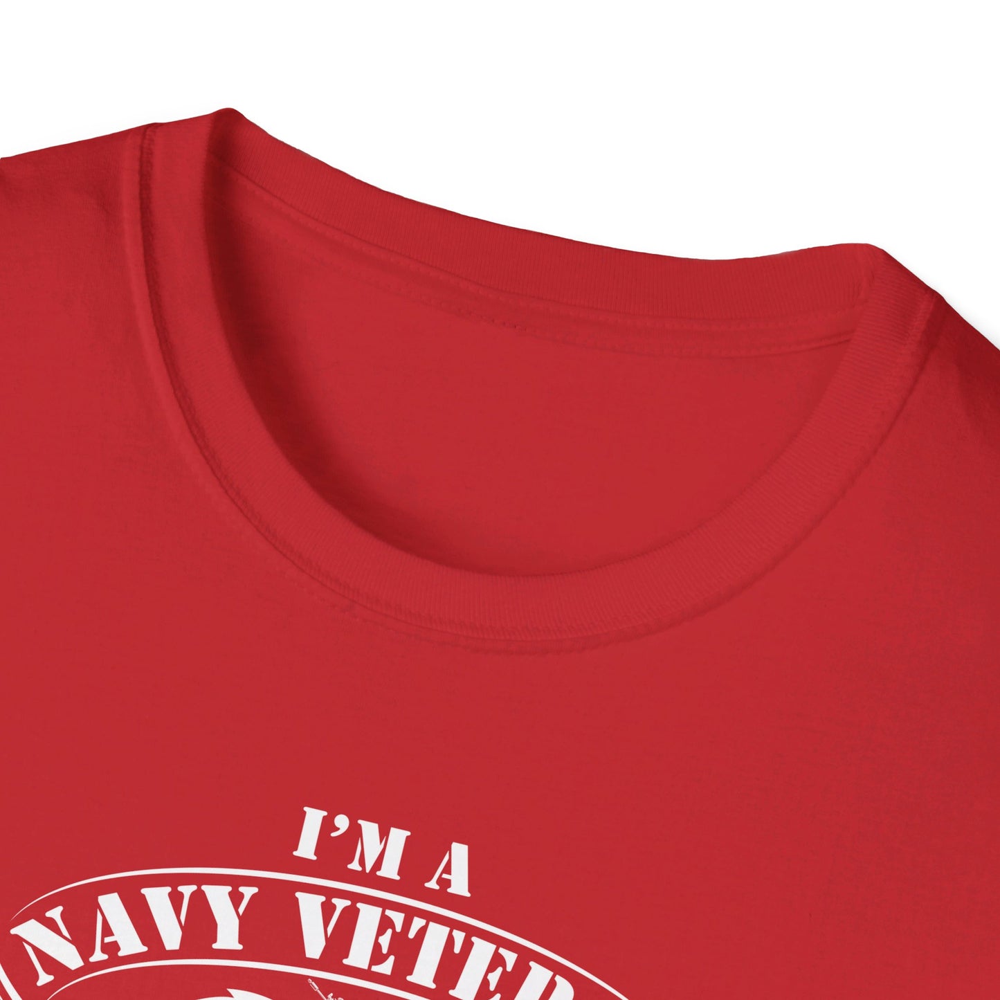 I'm A Navy Veteran I Fear God And My Wife Funny American Patriotic Men's Christian T-shirt